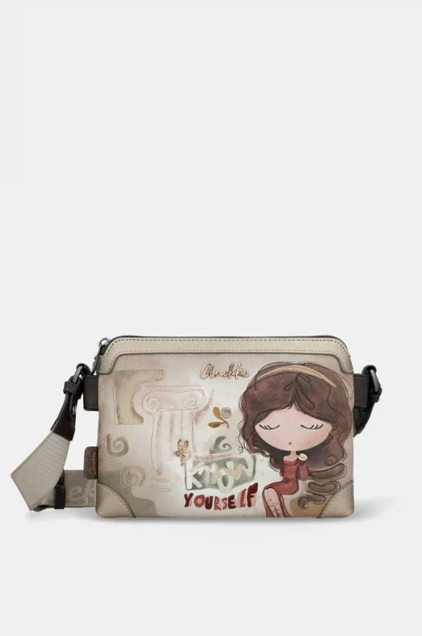 Bolso Bandolera Inspirado en Grecia "Know Yourself"